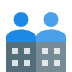 HVAC business restructure icon
